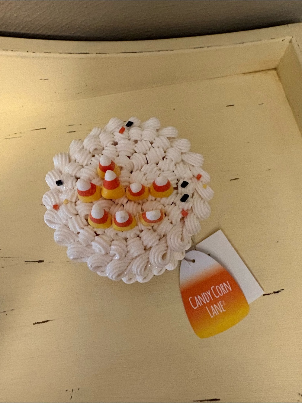 Candy Corn Lane Cake NWT 6” - Picture 2 of 8